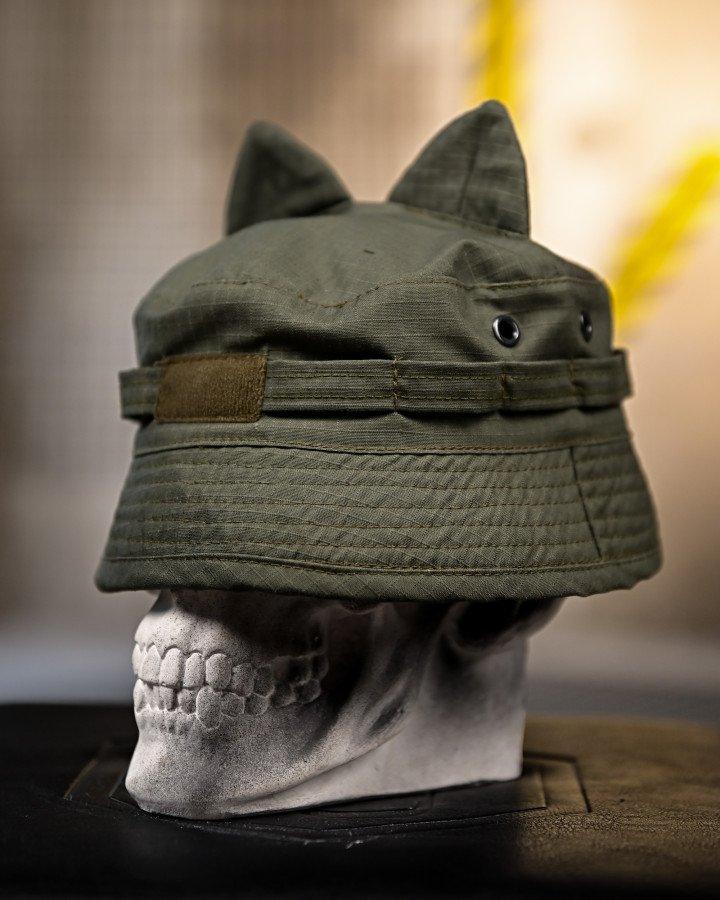 Панама олива з вухами, фото 1