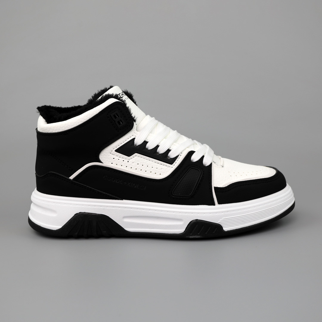 Кеди чоловічі 589515 Чорні білі, фото 1