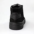 Черевики чоловічі шкіряні хутро 590189 Чорні, фото 6