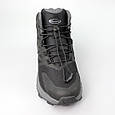 Черевики чоловічі вологостійкі утепленні 590365 Чорні сірі, фото 2
