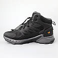 Черевики чоловічі вологостійкі утепленні 590365 Чорні сірі, фото 3