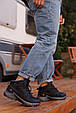 Черевики чоловічі вологостійкі утепленні 590365 Чорні сірі, фото 10