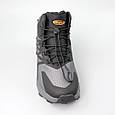 Черевики чоловічі вологостійкі утеплені 590366 Сірі чорні, фото 2