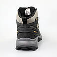 Кросівки чоловічі вологостійкі утеплені 590367 Хакі чорні, фото 6