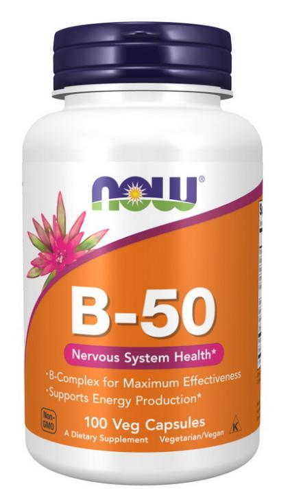 Витаміни Now Foods B-50 Complex 100 капсул, фото 1