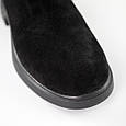 Челсі жіночі замш байка 593060 Чорні, фото 4