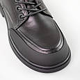 Туфлі жіночі шкіряні 592412 Чорні, фото 3