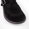 Туфлі жіночі  замшеві 592956 Чорні, фото 3