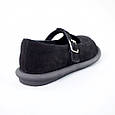 Туфлі жіночі  замшеві 592956 Чорні, фото 5