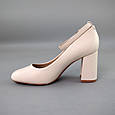 Туфлі жіночі 593076 Молочні, фото 3