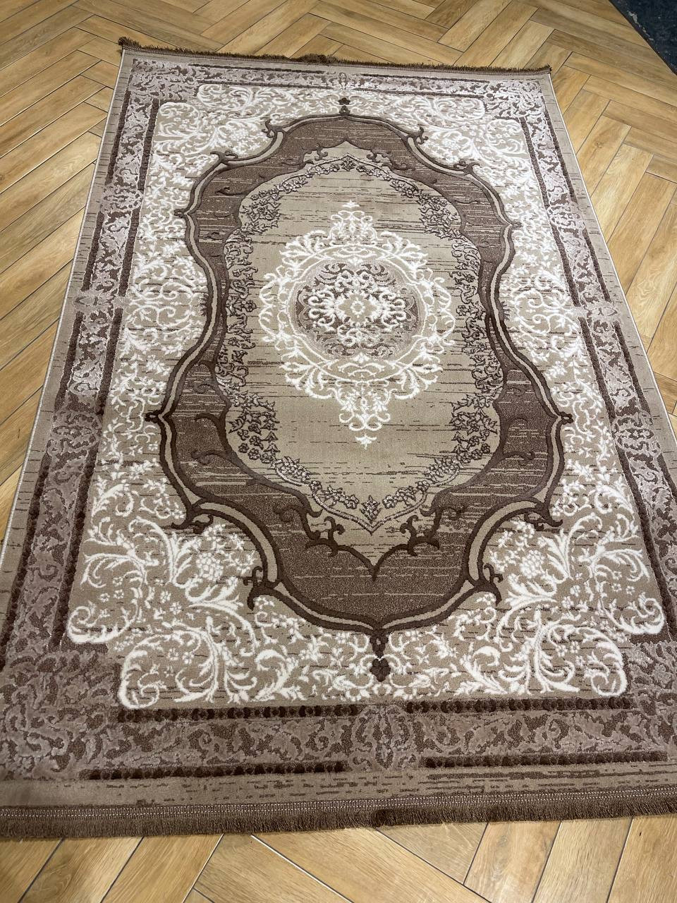 Сучасний килим Wafra 724 vizon cream, фото 1