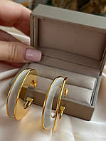 Сережки Селін позолота 18 К