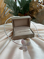 Кольє метелик посріблення