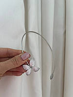 Кольє метелик Сріблення циркони