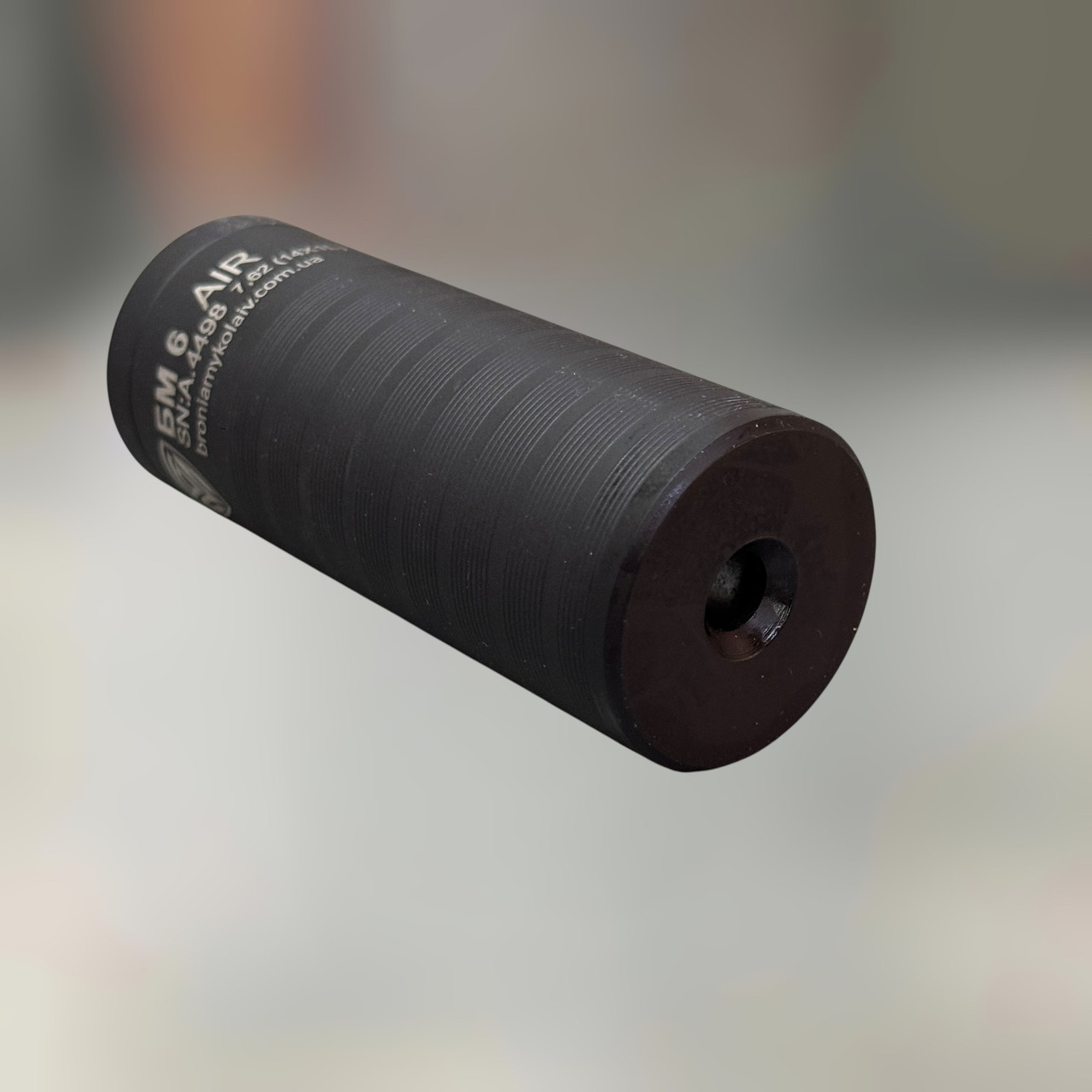 Глушник бойовий БМ6 AIR 7.62, різьба – 14×1L, саундмодератор АК, АКС, АКМ, АКМС, CZ Bren 2, РПК-74, фото 1