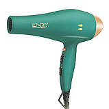 Фен для сушки волос + насадки ENZO EN-8887, чорний, фото 3