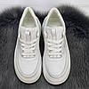 Кросівки жіночі BROXCI білі шкіряні демісезонні 8054, фото 6