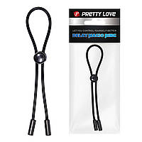 Петля для пеніса PRETTY LOVE DELAY MAGIC RING, чорна KityS