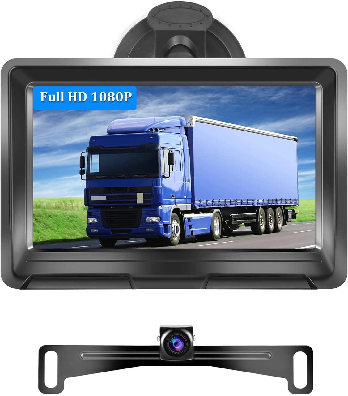 Комплект задньої камери з дисплеєм 5" на лобове скло Podofo Z2119, 1080P Full HD GoodPlace -worry-free-shopping-, фото 1