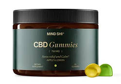 Цукерки CBD Gummies Full Spectrum 750 mg Apple & Lemon  30 gummies