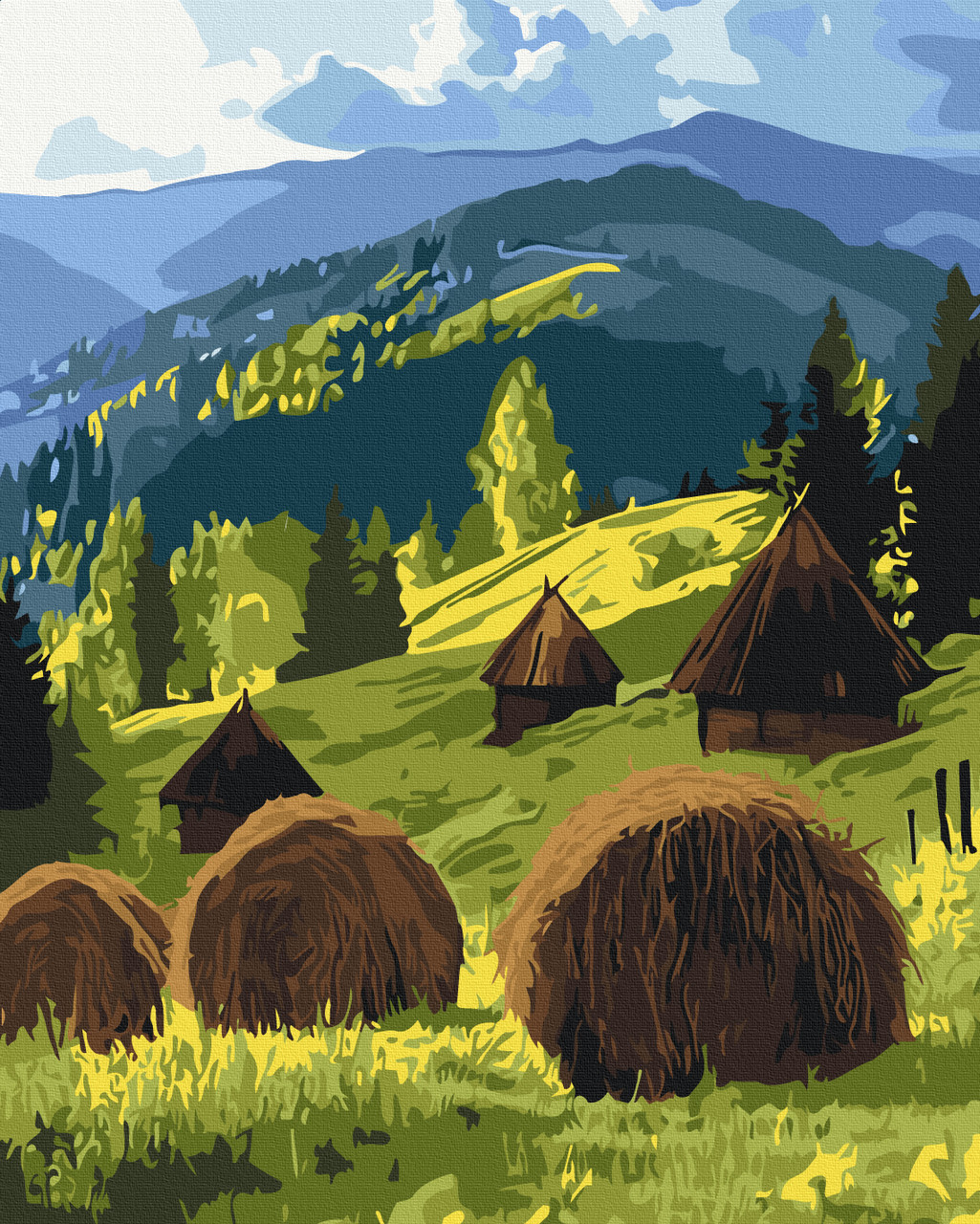 Картина за номерами Сонце над дошкою, фото 1