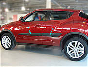 Молдинги на двері для Nissan Juke F15 2010-2019