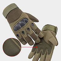Тактичні рукавички повнопалі армійські військові. Штурмові перчатки ЗСУ суцільні закриті