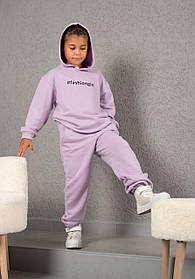 Фіолетовий спортивний костюм для дівчинки