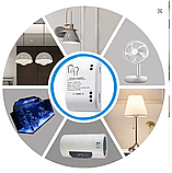 Wi-Fi RF реле Tuya Smart Life сухий контакт, реле для воріт Tuya з радіомодулем 7-32 В, фото 7