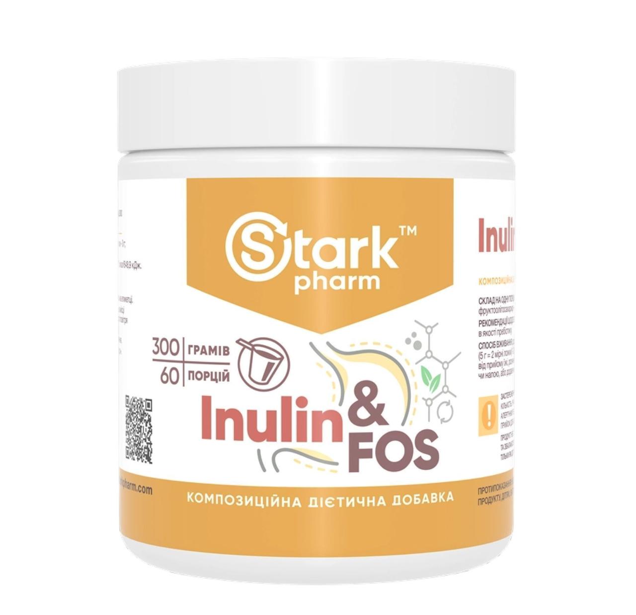 Пребіотичний комплекс Stark Pharm Inulin Fos Prebiotic Complex, 300 г, фото 1