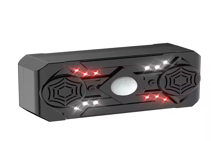 Ультразвуковий репелент від комах з 2 динаміками, живлення від USB, 3 режими, чорний Siurn (60)