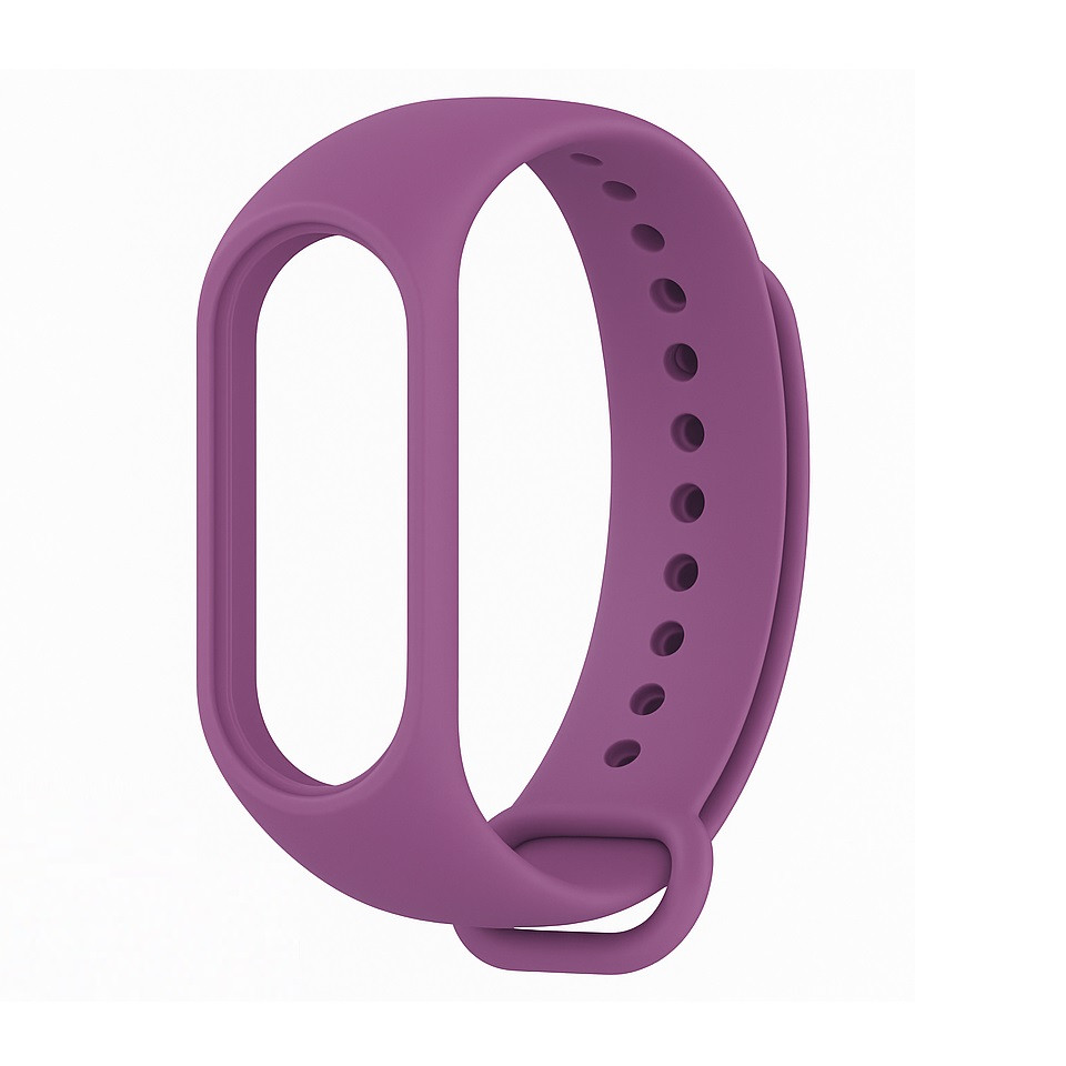 Ремінець для Xiaomi Mi Band 3/4 силіконовий, браслет для фітнес-трекера, Purple