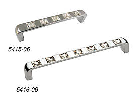 Ручки Bella хром із кристалами