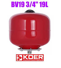 Розширювальний бак 19 літрів круглий Koer Чехія