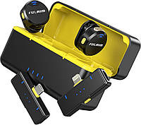 Бездротовий петличний мікрофон Fulaim X3 для відеозапису з шумозаглушенням та зарядним кейсом