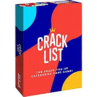 Настільна гра Crack List гра для веселої компанії 2-8 гравців вікторина стратегія