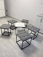 Пуф трансформер 6 в 1 + столик | Компактный и практичный мебельный набор