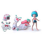 Ігровий набір 4SF Hello Kitty Красуня Пінк на скутері з аксесуарами HKTF3000, фото 3