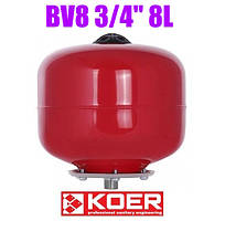 Розширювальний бак 8 літрів круглий Koer Чехія