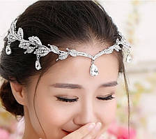 Ельфійська Тіара/Діадема/Корона/Весільний обруч зі стразами/ Прикраса для волосся для фотосесії/весілля / Косплей