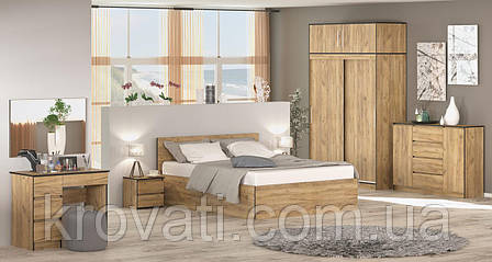 Спальня 1 Бруклін, Меблі Сервіс, Дуб крафт золотий, фото 1