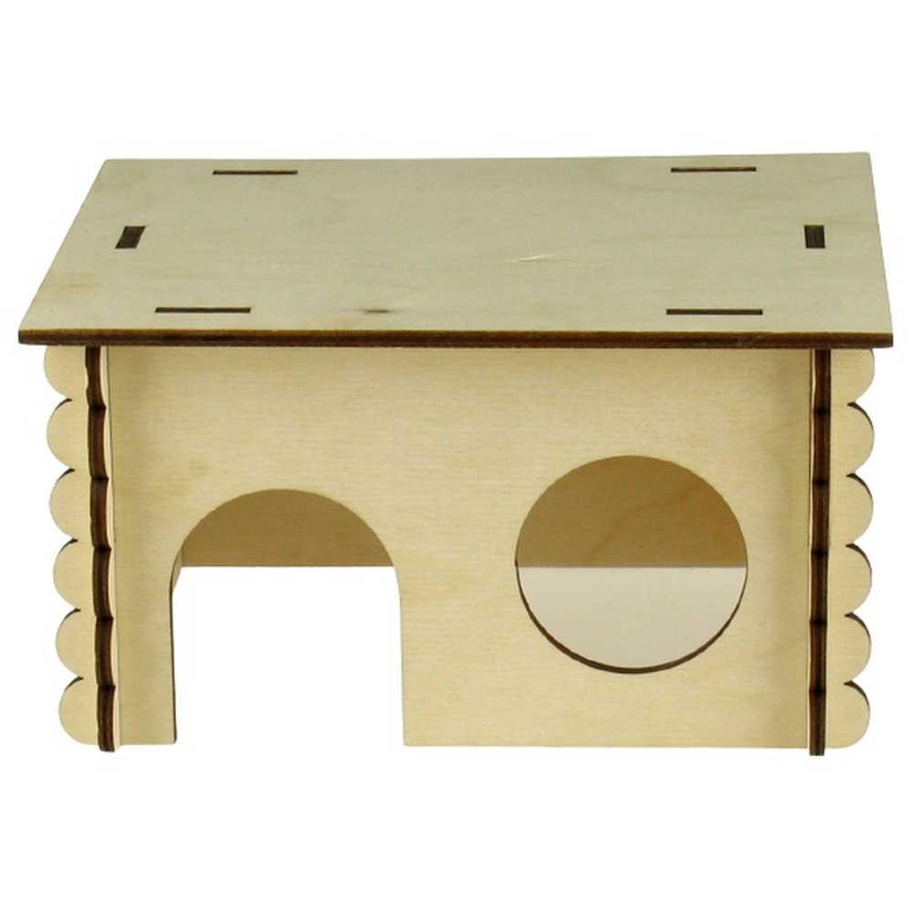 Дерев'яний будиночок для хом'яка, TATRAPET 18, 5х15, 5х10см (*), фото 1