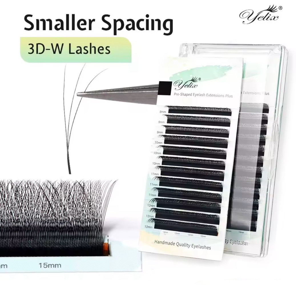 Вії "YELIX" 3D Mix C/0,07 (8-15 мм)