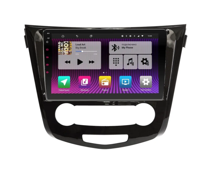 Штатна магнітола андроїд Nissan Xtrail 2014+, Автомагнітола 2 дин 2/32, штатний головний пристрій оссан, фото 1