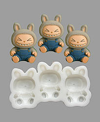 Ексклюзив. Силіконовий молд для шоколаду, зефіру та ін "ЦУКЕРКИ Лабубу-2"