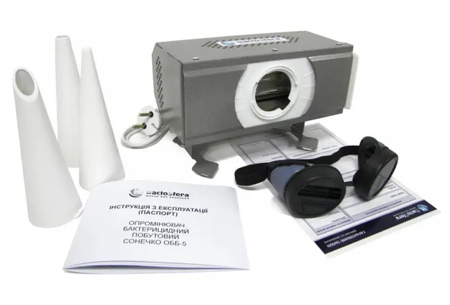 Характеристики опромінювача Sun Baby