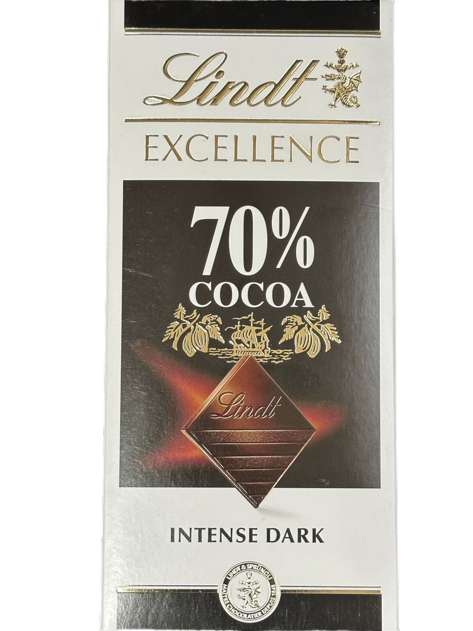 Чорний шоколад Lindt Excellence 70% гіркий 100 г  Швейцарія