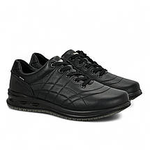 Чоловічі кросівки зимові Grisport Spo-Tex (Італія) шкіряні водонепроникні чорні на шнурівці 43023A19tn, фото 4