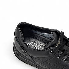 Чоловічі кросівки зимові Grisport Spo-Tex (Італія) шкіряні водонепроникні чорні на шнурівці 43023A19tn, фото 3