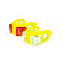 Набір велосипедного cвітла Onride Dual (White+Red) Yellow, фото 2